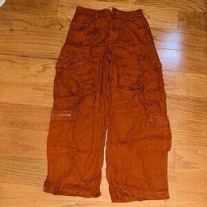 Burnt Orange Wide Legged Pants
